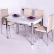 Favorite Mutfak 4 Sandalye Masa Takımı - Krem